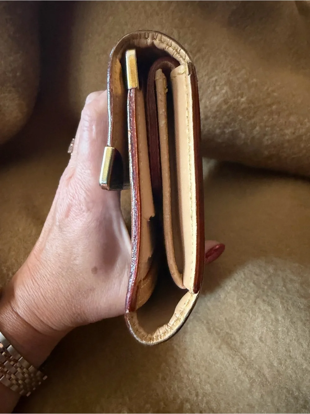 Louis Vuitton Black Murakami  (Multicolor) Monogram Trifold Wallet.